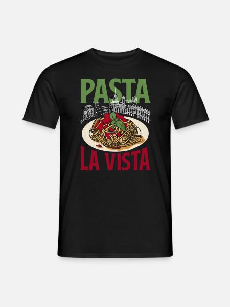Pasta la vista - Men's T-Shirt - black