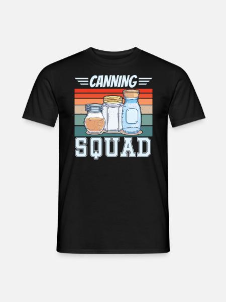 Canned food squad - Men's T-Shirt - black