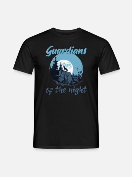 Guardians of the night - Men's T-Shirt - black