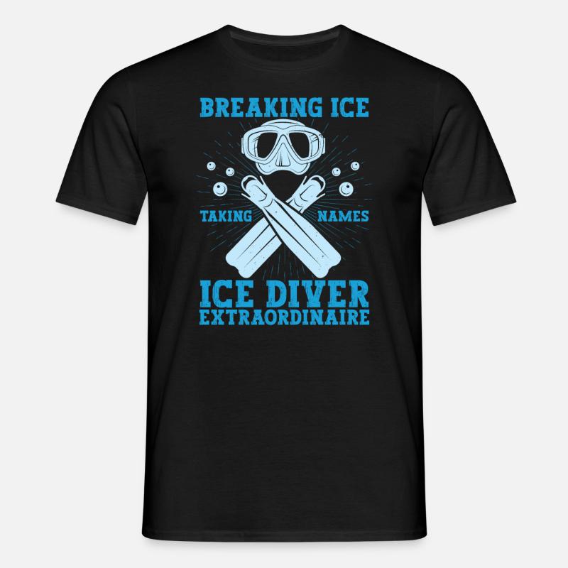 Ice Breaking Name Take, Plain - Men's T-Shirt - black