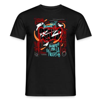 Geburtstagsfeier 18 - Männer T-Shirt - Schwarz - Vorne - AI Model Male 178 light (178cm)