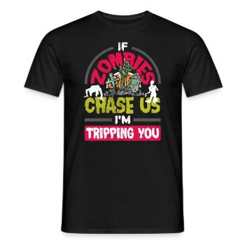 Costume d'amant de zombie pour Halloween drôle - T-shirt homme - noir - Devant - AI Model Male 178 light (178cm)