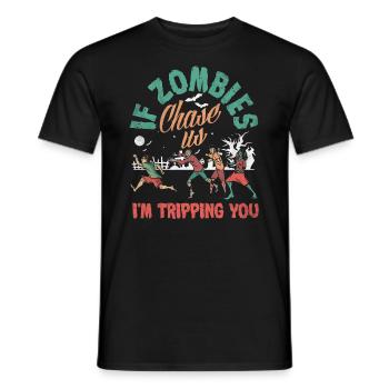 Zombie Lover Cosume for Funny Halloween - Männer T-Shirt - Schwarz - Vorne - AI Model Male 178 light (178cm)