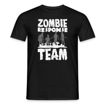 Zombie Lover Cosume for Funny Halloween - Männer T-Shirt - Schwarz - Vorne - AI Model Male 178 light (178cm)