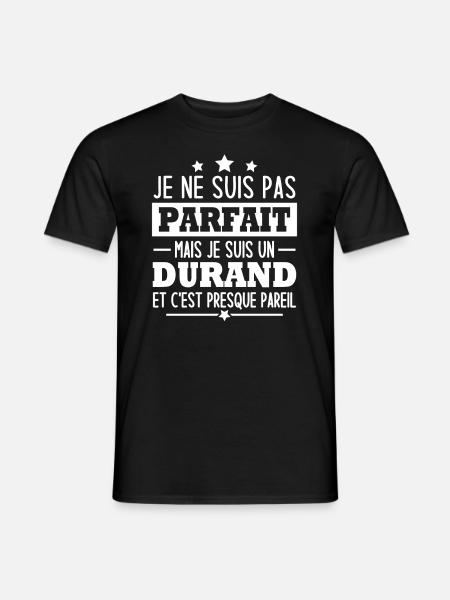 Je suis un durand - T-shirt homme - noir