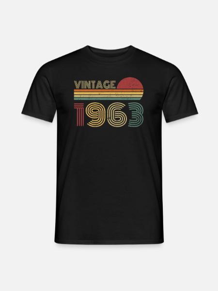 Millésime 1963 - T-shirt homme - noir