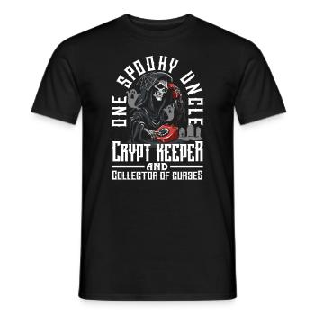 One Spooky Cousin Retro Halloween Costume - Männer T-Shirt - Schwarz - Vorne - AI Model Male 178 light (178cm)