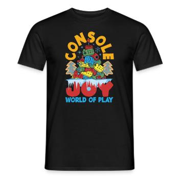 Mode inspirée du jeu Jeux sur le thème des Fêtes - T-shirt homme - noir - Devant - AI Model Male 178 light (178cm)