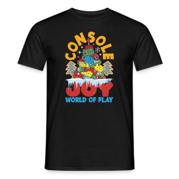 Mode inspirée du jeu Jeux sur le thème des Fêtes - T-shirt homme - noir - Devant - AI Model Male 178 light (178cm)