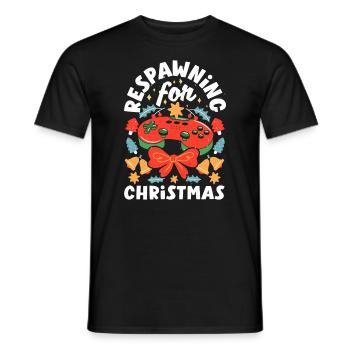 Mode inspirée du jeu Jeux sur le thème des Fêtes - T-shirt homme - noir - Devant - AI Model Male 178 light (178cm)