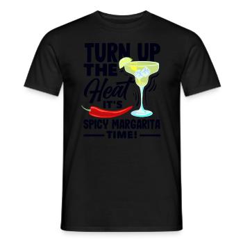 Attenzione Spicy Margarita Cocktail Lover's - Männer T-Shirt - Schwarz - Vorne - AI Model Male 178 light (178cm)
