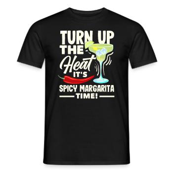 Attenzione Spicy Margarita Cocktail Lover's - Männer T-Shirt - Schwarz - Vorne - AI Model Male 178 light (178cm)