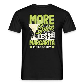Attenzione Margarita épicée Cocktail Lover’s - T-shirt homme - noir - Devant - AI Model Male 178 light (178cm)
