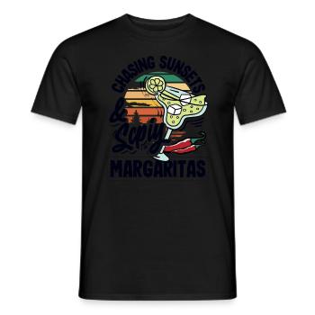 Attenzione Spicy Margarita Cocktail Lover's - Männer T-Shirt - Schwarz - Vorne - AI Model Male 178 light (178cm)