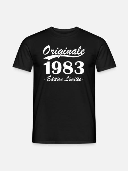 Originale 1983 édition limitée - T-shirt homme - noir