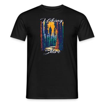 Machen Sie Eine Wanderung Natur Wandern - Männer T-Shirt - Schwarz - Vorne - AI Model Male 178 light (178cm)