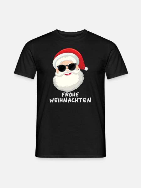 Frohe Weihnachten - Männer T-Shirt - Schwarz