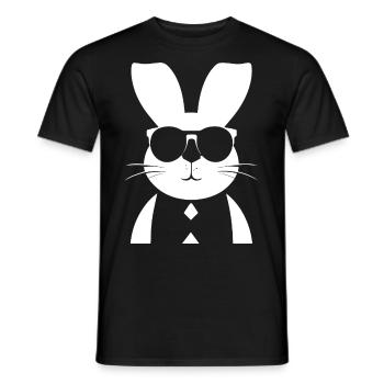 Lunettes de soleil Funny Rabbit Cool Sunglas Rabbit - T-shirt homme - noir - Devant - AI Model Male 178 light (178cm)