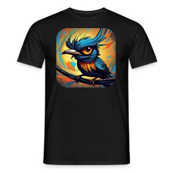 Lustiger kleiner Vogel - Männer T-Shirt - Schwarz - Vorne - AI Model Male 178 light (178cm)