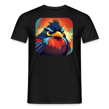 Oiseau sinistre - T-shirt homme - noir - Devant - AI Model Male 178 light (178cm)