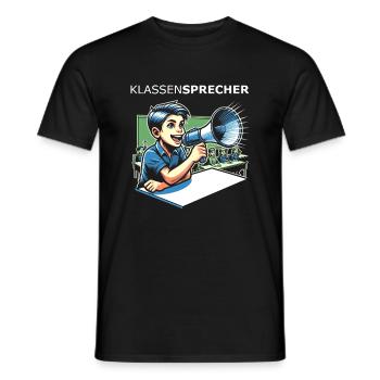 Klassensprecher - Männer T-Shirt - Schwarz - Vorne - AI Model Male 178 light (178cm)