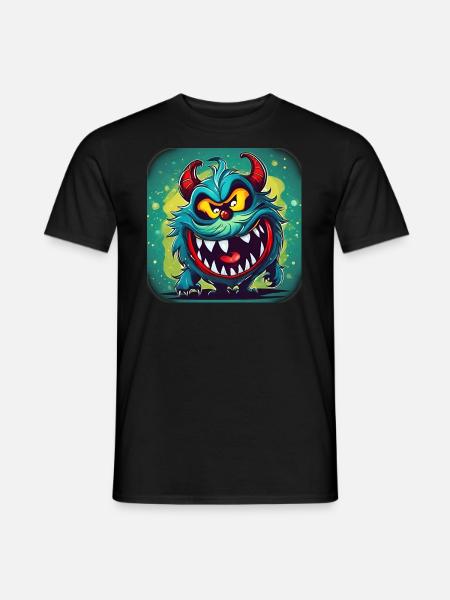 Cute little monster - Men's T-Shirt - black