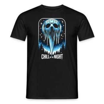 Icicle Impaler - Menacing Winter Night Christmas - Men's T-Shirt - black - Front - AI Model Male 178 light (178cm)