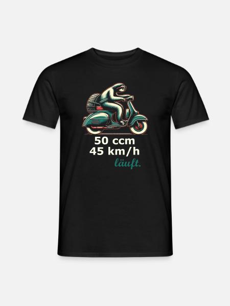 Faultier Roller - Männer T-Shirt - Schwarz