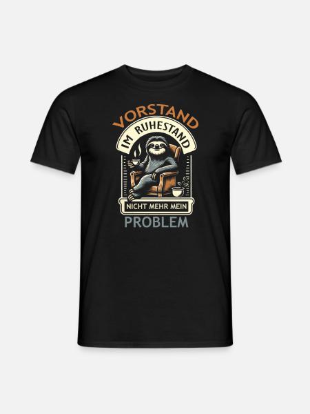 Vorstand Ruhestand - Männer T-Shirt - Schwarz