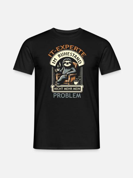 IT Experte - Männer T-Shirt - Schwarz