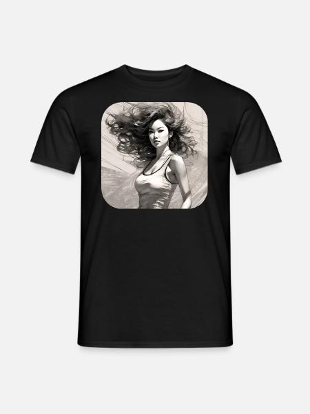Fille cool - T-shirt homme - noir
