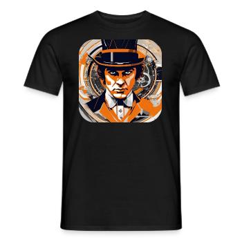 Cooles Steampunk Design - Männer T-Shirt - Schwarz - Vorne - AI Model Male 178 light (178cm)