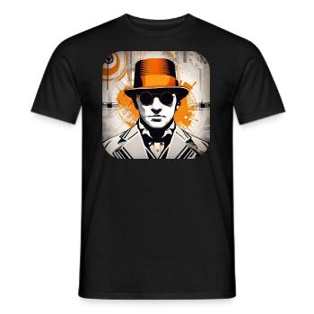 Cool Steampunk Design - T-shirt homme - noir - Devant - AI Model Male 178 light (178cm)