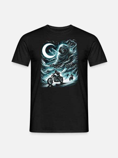 Mystic Moonlight Chase: Slasher on the Prowl - Männer T-Shirt - Schwarz