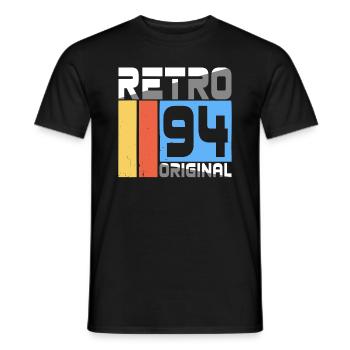 1994 Vintage Classic Retro Limited Edition - Männer T-Shirt - Schwarz - Vorne - AI Model Male 178 light (178cm)