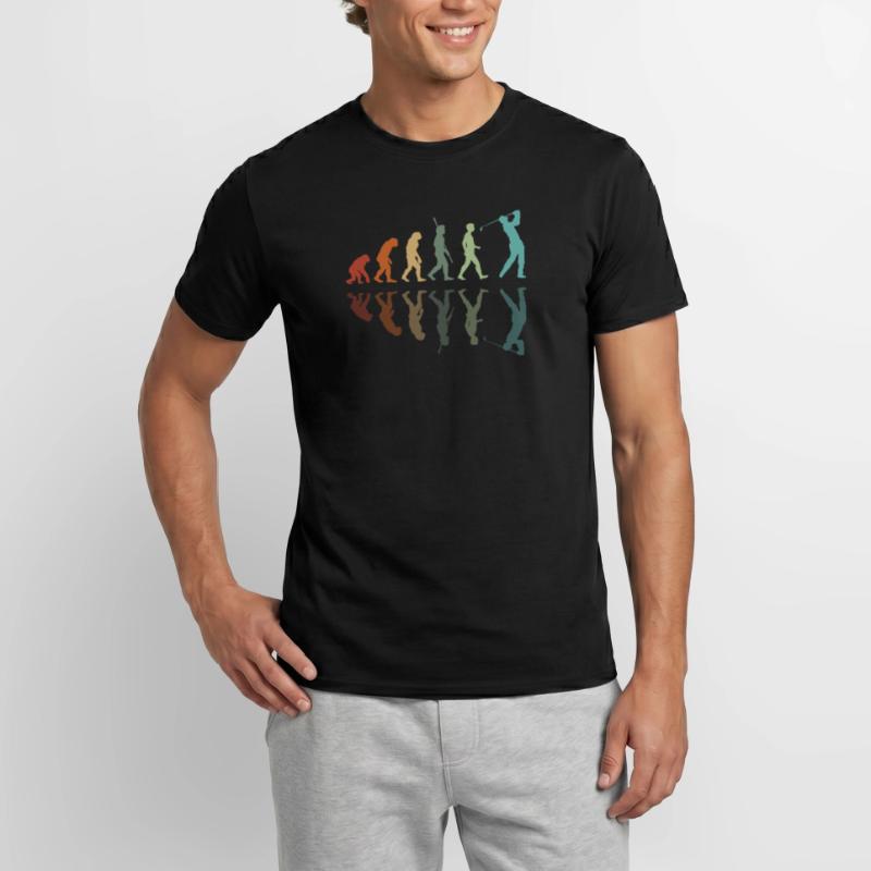 Golf Evolution - Golfer Evolution Männer T-Shirt