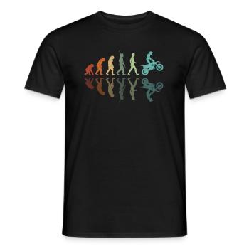Motocross Development - Men's T-Shirt - black - Front - AI Model Male 178 light (178cm)