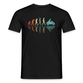 Motorcyclist Development - Men's T-Shirt - black - Front - AI Model Male 178 light (178cm)