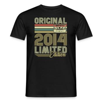 Original 2014 Vintage Rétro Cadeau D'anniversaire - T-shirt homme - noir - Devant - AI Model Male 178 light (178cm)