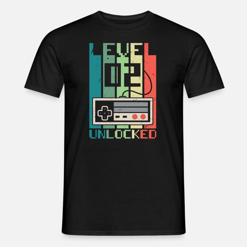 Level 2 Unlocked - Men's T-shirt - black