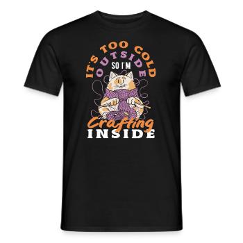 Indoor Creativity - Männer T-Shirt - Schwarz - Vorne - AI Model Male 178 light (178cm)