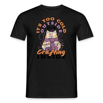 Indoor Creativity - Männer T-Shirt - Schwarz - Vorne - AI Model Male 178 light (178cm)