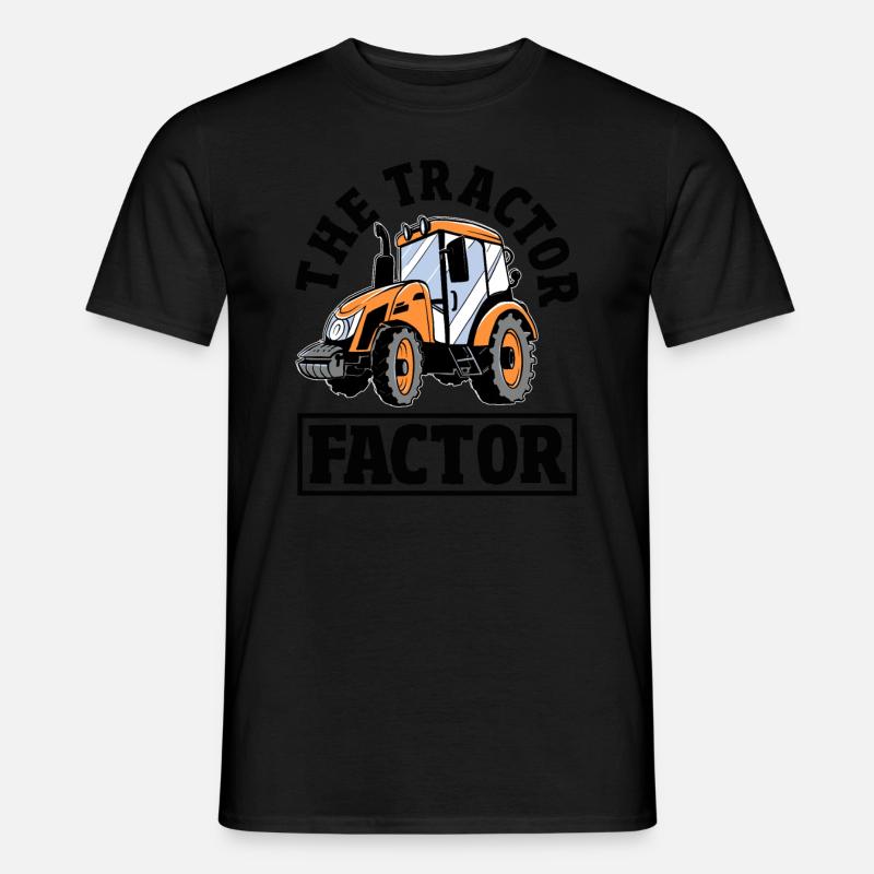 The Tractor Factor - Männer T-Shirt - Schwarz