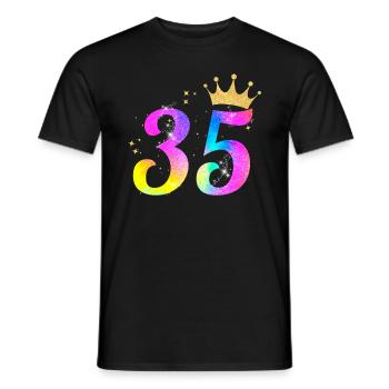 35. Geburtstag Geschenkidee Für 35 Jahre Alt - Männer T-Shirt - Schwarz - Vorne - AI Model Male 178 light (178cm)