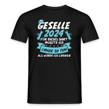 Compagnon 2024 - T-shirt homme - noir - Devant - AI Model Male 178 light (178cm)
