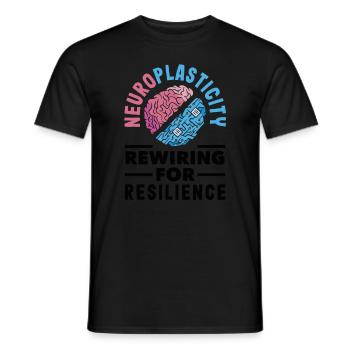Unlock Your Brain's Potential Neuroplasticity - Männer T-Shirt - Schwarz - Vorne - AI Model Male 178 light (178cm)