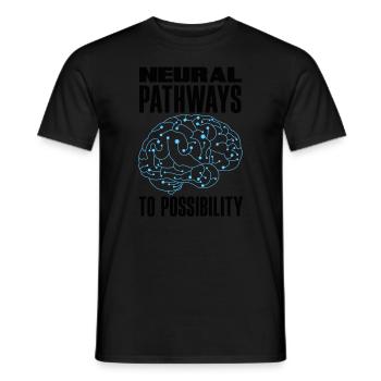Unlock Your Brain's Potential Neuroplasticity - Männer T-Shirt - Schwarz - Vorne - AI Model Male 178 light (178cm)