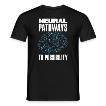 Unlock Your Brain's Potential Neuroplasticity - Männer T-Shirt - Schwarz - Vorne - AI Model Male 178 light (178cm)