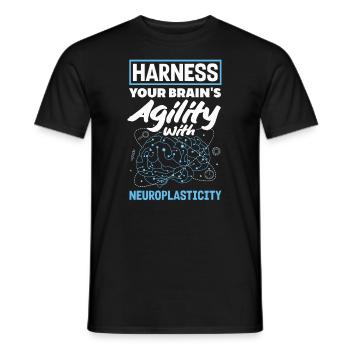 Unlock Your Brain's Potential Neuroplasticity - Männer T-Shirt - Schwarz - Vorne - AI Model Male 178 light (178cm)
