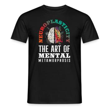 Unlock Your Brain's Potential Neuroplasticity - Männer T-Shirt - Schwarz - Vorne - AI Model Male 178 light (178cm)
